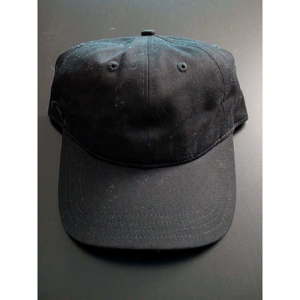 Pukka Hat Black Strapback Golf‎ Hat Baseball Cap OSFM Blank
